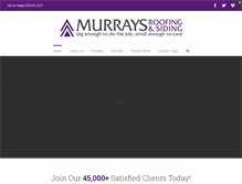 Tablet Screenshot of murraysroofing.net